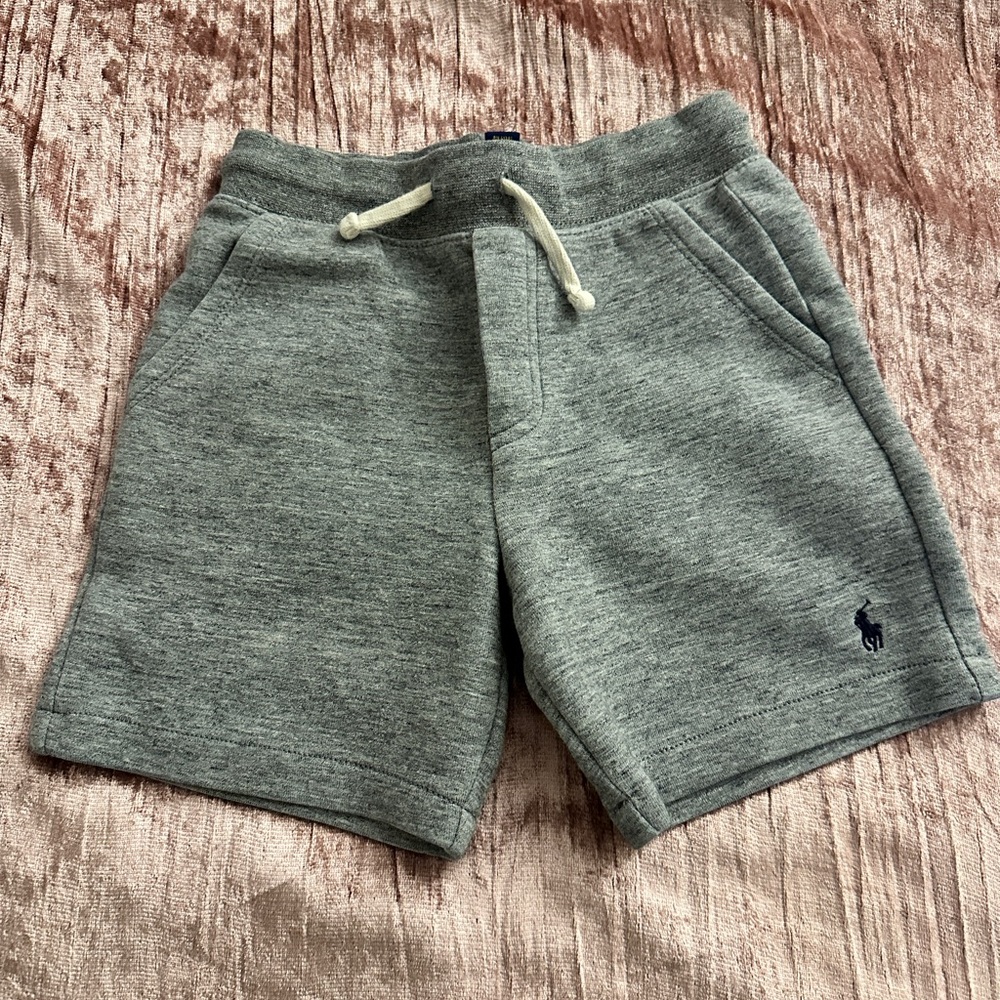 Ralph Lauren Gray Athletic Shorts with Elastic Waistband